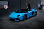 Lamborghini Aventador Roadster with HRE Wheels 2014 года